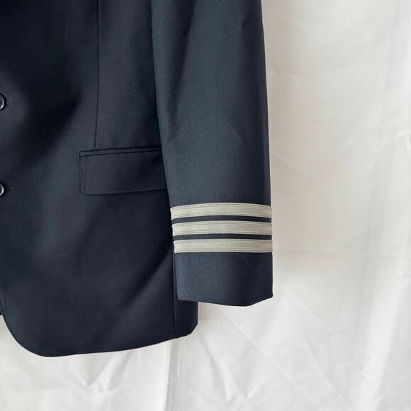 Murphy & Hartelius Pilot Uniform Jacket 40R Navy Wool Blend - Picture 9 of 11